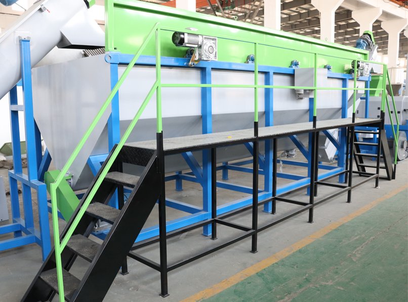 Post Consumer LDPE Agriculture Film LLDPE Wrap Stretch Film Crushing Washing Squeezing Line
