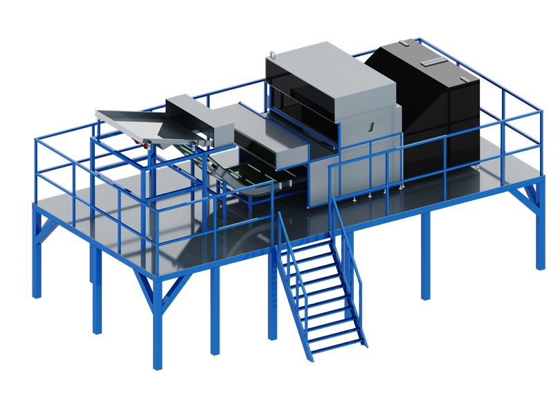 Waste Plastic Sorting Separating Packaging System