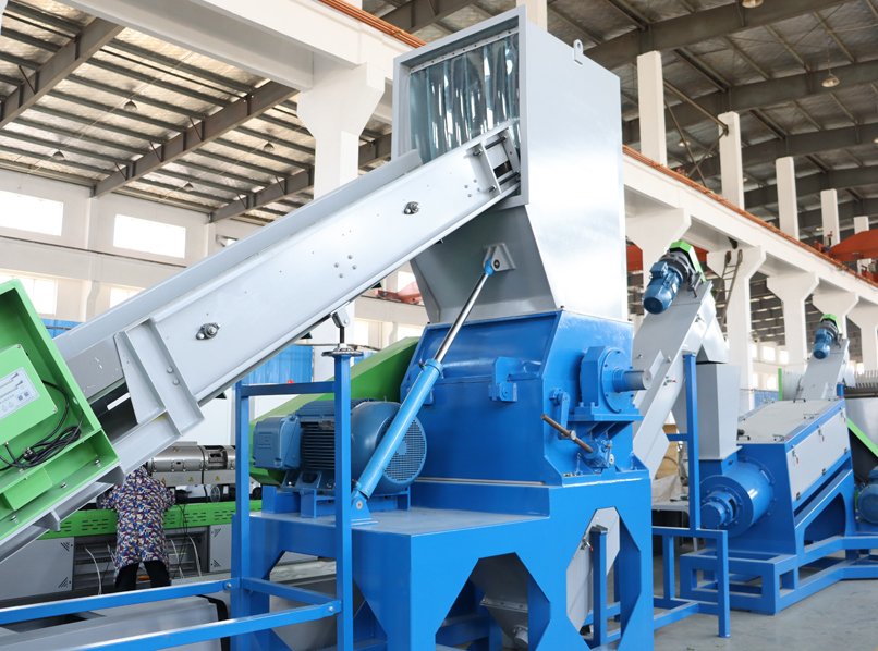 Post Consumer LDPE Agriculture Film LLDPE Wrap Stretch Film Crushing Washing Squeezing Line
