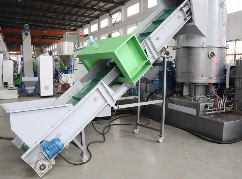 Plastic LDPE LLDPE HDPE Film Bag Raffia Recycling Pelletizing Machine With Laser Filter