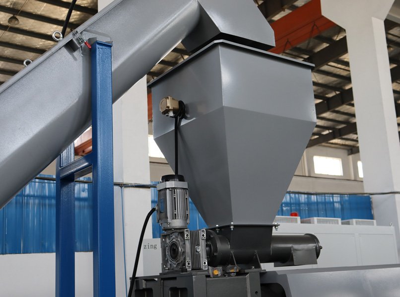 Plastic HDPE PP Rigid Crushed Flakes Pelletizing Line