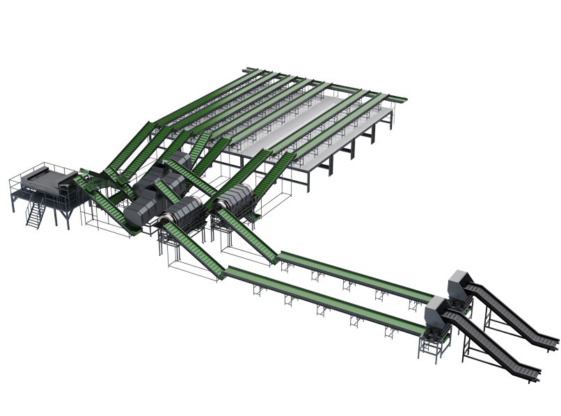 Waste Plastic Sorting Separating Packaging System