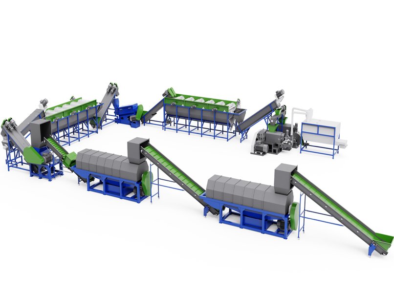 PP Non Woven Fabric Recycling Pelletizing Machine