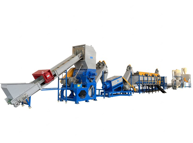 Post Consumer PP PE LDPE LLDPE Film Bag Washing Recycling Line