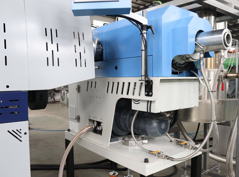 Plastic LDPE LLDPE HDPE Film Bag Raffia Recycling Pelletizing Machine With Laser Filter