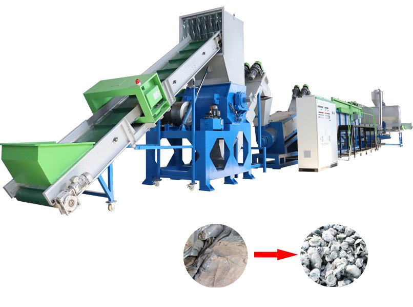 PP Non Woven Fabric Recycling Pelletizing Machine