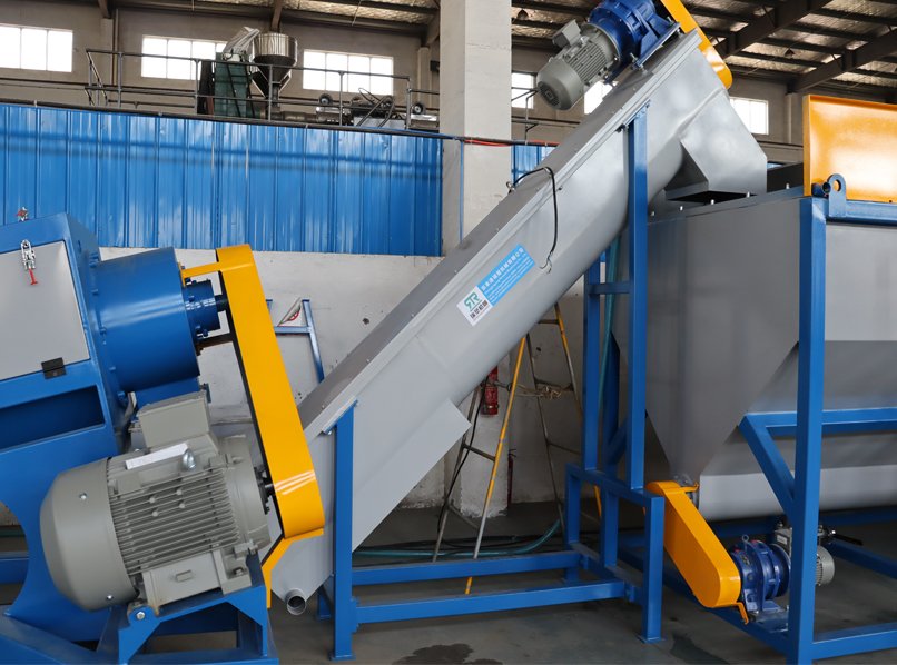 HDPE PP Milk Bottle Drum Bucket Container Pipe Tube Waste Plastic Recycling Shredding Cleaning Washing Line