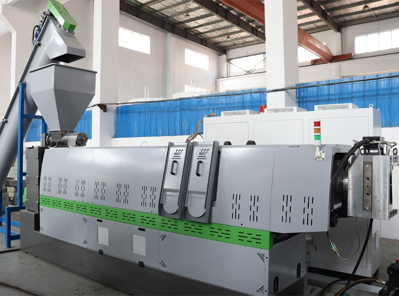 Plastic HDPE PP Rigid Crushed Flakes Pelletizing Line