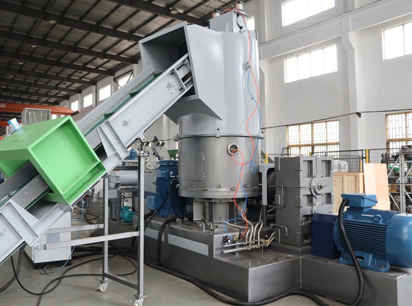 Plastic LDPE LLDPE HDPE Film Bag Raffia Recycling Pelletizing Machine With Laser Filter